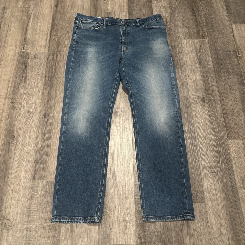 Levis 541 Jeans Mens 32x34 Blue Athletic Tapered Denim Pants Stretch Faded Work